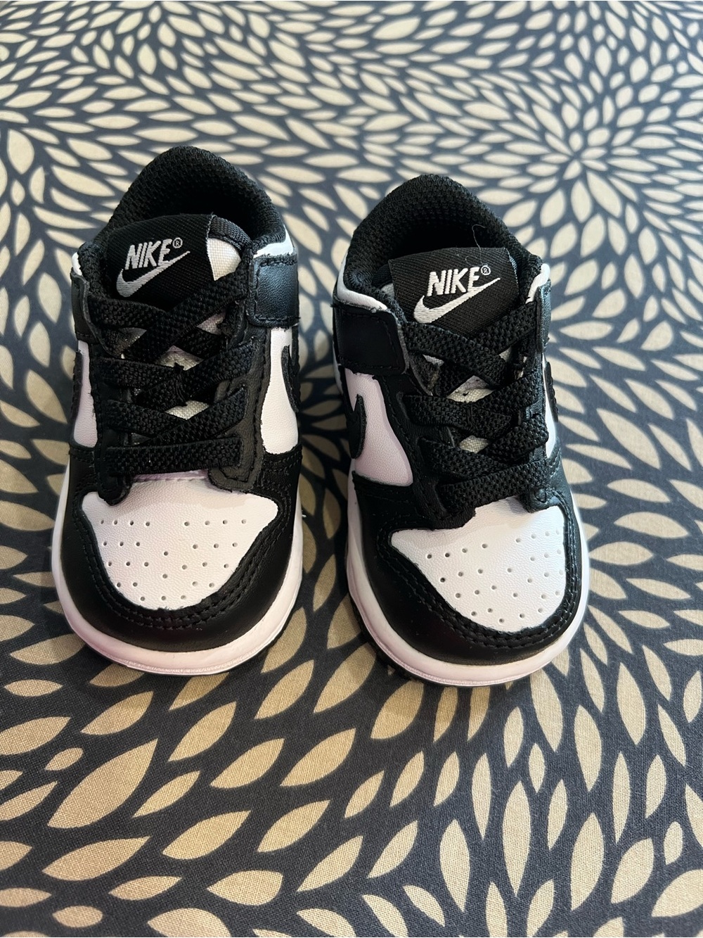 Nike Black and White Toddler Low-Top Sneakers